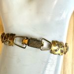 Vintage Chinese Green Stone Bracelet – Aventurine, Moss Agate, Amazonite & Unaki Photo 2