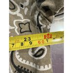 Boohoo Blue BANDANNA SPLICED DENIM OVERSHIRT Jacket Women's Size 4 Photo 4