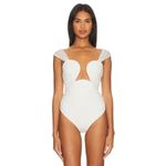 Free People  x REVOLVE Double Take Bodysuit in Ivory XLarge New Womens Tank Top Photo 2
