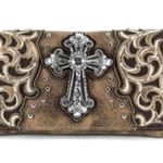 Cross Western Women's Brown Wallet Clutch Photo 0