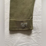 Set Active  Workout Athletic Leggings Size Medium Green Athleisure Active Gym Photo 3