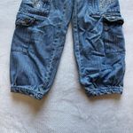 Venus Y2K EMBROIDERED DENIM CARGO CAPRIS Photo 1