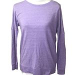 New Calia Effortless Side Zip Lightweight Sweatshirt Lavender Size XS Purple Photo 0