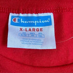 Champion  cotton long sleeve t-shirt tunic red casual sporty lounge Sz XL Photo 9