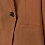 H&M  Double-Breasted Jacket Brown Sz 2 Photo 1