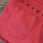 Hudson Jeans Hudson Amber Raw Edge Hem Red Shorts Size 27 Photo 7