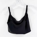 True&Co Black Scoop Neck Unpadded Full Coverage Bralette Women's Size Medium Photo 1