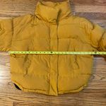 Kendall + Kylie Mustard Yellow Puffer Jacket Photo 6