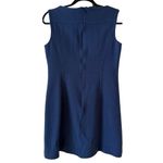 Lafayette 148 Womens Jojo Bateau Neck Sleeveless Nouveau Crepe Dress Wool SZ 10 Photo 1
