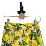 Show Me Your Mumu  Martine‎ Shorts Citrus Lemon Print Yellow Size Small Photo 2