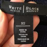 White House | Black Market WHBM Sequin Boatneck, Dolman Sleeve Dressy, Festive Sweater, Navy Blue, Size XS Photo 3