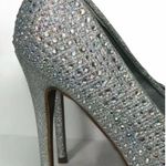 Le Miu ELSA Silver Rhinestone Bling Platform Stiletto Heels Wedding Prom Sz 8.5 Photo 3