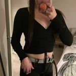 Princess Polly Princess Poly Black Crop Top Photo 1