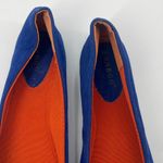 Bamboo  Fabric Ballet Flats Sz 7 UF Gators Polka Dot Bow Pinup Bold Tailgate Photo 4