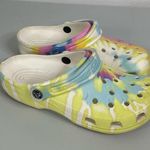 Crocs Tie Dye Print Slip On Shoes Size 8 Photo 0