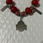 Ohio State Buckeyes Multi Charm Bracelet Red Photo 5