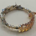 ALEX AND ANI A Vintage Infused With Energy Honey Color Bead Wrap Bracelet Photo 1