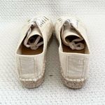 Aquatalia NWOB Flyn Multi Tone Off White Canvas Woven Espadrille Sneaker 6 Photo 71