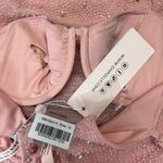 Oh Polly  - Low Cowl‎ Neck Embellished Mini Dress in Rose size 6 NWT Photo 5