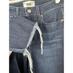 Paige ‘Hoxton Crop’ Medium Wash Blue Jean Denim Raw Hem Skinny Jeans Size 25 Photo 3
