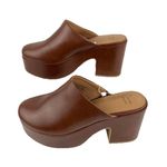 A New Day  Brown Size 7 Womens Cheyenne Platform Clog Heels Photo 1