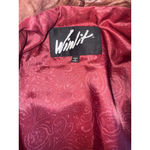 Vintage Winlit Burgundy Leather Wrap Belted Jacket – Women’s M – 80s Style Red Size M Photo 6