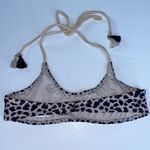 Topshop NWOT Leopard Shirred Smocked Tasseled Bikini Set Size 4 Photo 5