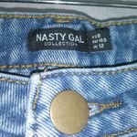 Nasty Gal  Distressed High Waisted Mom Distressed Jeans 8 Photo 3