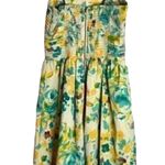 Tahari Yellow Floral Semi-Formal Cocktail Dress Photo 1