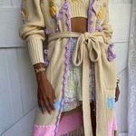 Love Shack Fancy Camden Duster Oatmeal M/L NWT Photo 0