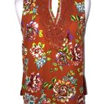 Daniel Rainn Quin Floral Lace Trim Keyhole Tank Small NWT Photo 2