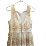 Alythea Althea New‎ Gold and cream dress size 8 Photo 2