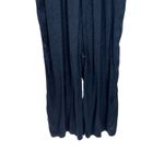 Anthropologie  Maeve Jaqueline Jacquard Jumpsuit Leopard‎ Print Navy Blue Size XL Photo 7