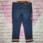 Ralph Lauren LAUREN CLASSIC STRAIGHT ANKLE WITH GOLD EMBROIDERY ACCENTS 12 NWT Photo 1