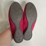 Attilio Giusti Leombruni Red Suede Horsebit Loafer‎ Flats 40.5 10.5 Photo 3