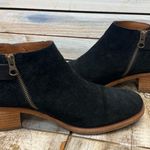 Kork-Ease Mesa Black Suede Ankle Boots Women's 7.5M Block Heel Minimalist Photo 5
