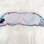 Floral Bikini Top Bandeau Removable Strap Shi Rose Photo 6