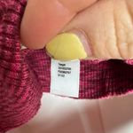 Wild Fable NWT Pink Space Dye Ribbed Cropped Tank Size XL Mock Neck Photo 5