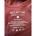 Set Active  Sportbody Maroon Activewear Shortysuit Size Small Photo 4