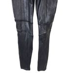 Spanx Faux Leather Moto Leggings in Very Black Photo 8