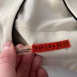 Alice + Olivia Alice + Oliva Cream Off White Black Oliver Draped Lapel Blazer Women's Size 6 Photo 8