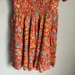 Roller Rabbit  Vado Cecilia Dress Fit and Flare Orange Floral Small Photo 9
