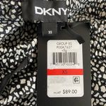 DKNY NWT Spotted Satin Woven Drawstring Pants XS Photo 5