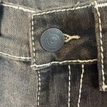 True Religion Jessie Super Baggy Wide Leg Jeans Flap SZ 29 Dark Wash Brown FLAW Photo 5