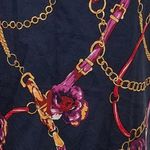 Charter Club Classic Navy Floral Equestrian Belt Pencil Skirt Women’s Size 16 Photo 4