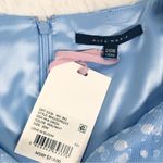 Alex Marie  Blue‎ Polka Dot Long Sleeve Dress Knee Length Chiffon Plus Size 20W Photo 5