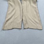 ZARA  Women Wide Leg Pants S 24x30 Beige Viscose Flowy Palazzo Trouser Tan Poor Photo 6