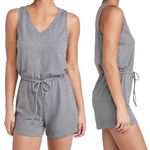 Madewell  MWL Breeze Drawstring Shorts Romper Heather Gray Women’s Size Small Photo 2