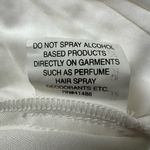 Mac Duggal  Sz 4 Embellished Halter Neck White Midi Sheath Dress Formal Gala Photo 7