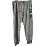 PINK - Victoria's Secret  Gray Tropical Palm Leaf Logo‎ Jogger Sweatpants - Large Photo 3